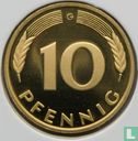 Duitsland 10 pfennig 1995 (G) - Afbeelding 2