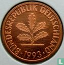 Duitsland 2 pfennig 1993 (G) - Afbeelding 1