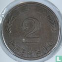 Duitsland 2 pfennig 1962 (J) - Afbeelding 2