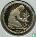 Duitsland 50 pfennig 1980 (PROOF - J) - Afbeelding 1