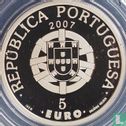 Portugal 5 euro 2007 (PROOF) "Laurisilva forests of Madeira" - Image 1