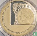 Portugal 5 euro 2003 (zilver 925‰) "150th anniversary of the first Portuguese stamp" - Afbeelding 1
