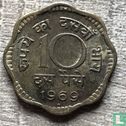India 10 paise 1969 (Hyderabad) - Image 1