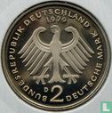 Germany 2 mark 1979 (PROOF - D - Theodor Heuss) - Image 1