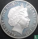 Alderney 5 pounds 2012 (PROOF) "Queen's Diamond Jubilee - Gratitude to the Armed Forces" - Afbeelding 1