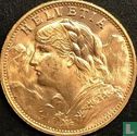 Switzerland 20 francs 1949 - Image 2