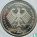 Deutschland 2 Mark 1993 (A - Franz Joseph Strauss) - Bild 1