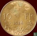 Zwitserland 10 francs 1916 - Afbeelding 1