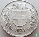 Zwitserland 5 francs 1925 - Afbeelding 1