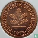 Germany 1 pfennig 1975 (G) - Image 1
