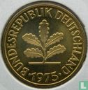 Germany 10 pfennig 1975 (G) - Image 1
