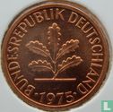 Germany 1 pfennig 1975 (D) - Image 1