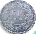 Zwitserland 5 francs 1850 - Afbeelding 1