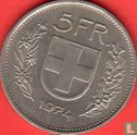 Zwitserland 5 francs 1974 - Afbeelding 1