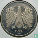 Germany 5 mark 1976 (G) - Image 1