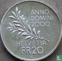 Zwitserland 20 francs 2000 "Anno Domini 2000 - Pax in Terra" - Afbeelding 1