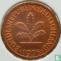Duitsland 1 pfennig 1976 (F) - Afbeelding 1