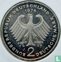 Allemagne 2 mark 1976 (J - Konrad Adenauer) - Image 1