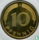 Duitsland 10 pfennig 1976 (G) - Afbeelding 2