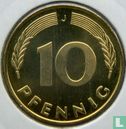 Germany 10 pfennig 1976 (J) - Image 2