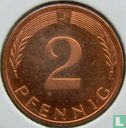 Allemagne 2 pfennig 1976 (J) - Image 2