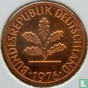 Duitsland 1 pfennig 1976 (J) - Afbeelding 1