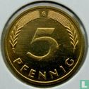 Duitsland 5 pfennig 1994 (G) - Afbeelding 2