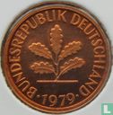 Duitsland 1 pfennig 1979 (F) - Afbeelding 1