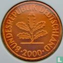 Duitsland 2 pfennig 2000 (G) - Afbeelding 1