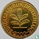 Allemagne 10 pfennig 2000 (D) - Image 1