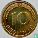 Allemagne 10 pfennig 2000 (D) - Image 2