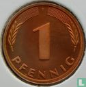 Duitsland 1 pfennig 1980 (PROOF - F) - Afbeelding 2