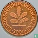 Deutschland 2 Pfennig 2000 (J) - Bild 1