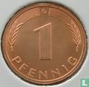 Duitsland 1 pfennig 1998 (G) - Afbeelding 2