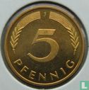 Allemagne 5 pfennig 1994 (J) - Image 2