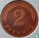 Duitsland 2 pfennig 1980 (D) - Afbeelding 2