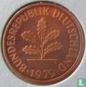Duitsland 2 pfennig 1979 (F) - Afbeelding 1