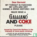Coke is it! with your favorite spirit - Galliano - Bild 1