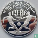 Jamaica 100 dollars 1986 (PROOF) "Football World Cup in Mexico" - Image 1