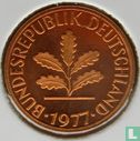 Duitsland 1 pfennig 1977 (J) - Afbeelding 1