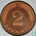 Duitsland 2 pfennig 1977 (G) - Afbeelding 2
