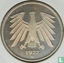 Allemagne 5 point 1977 (G) - Image 1