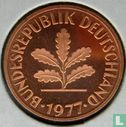 Duitsland 2 pfennig 1977 (J) - Afbeelding 1