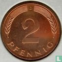 Duitsland 2 pfennig 1977 (D) - Afbeelding 2