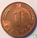 Allemagne 1 pfennig 1980 (F - point loin du 0) - Image 2