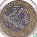 Frankrijk 10 francs 1989 (misslag) - Afbeelding 1