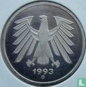 Duitsland 5 mark 1993 (G) - Afbeelding 1