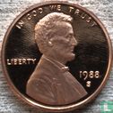 United States 1 cent 1988 (PROOF) - Image 1