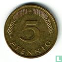 Germany 5 pfennig 1991 (D) - Image 2