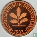 Germany 1 pfennig 1983 (PROOF - G) - Image 1